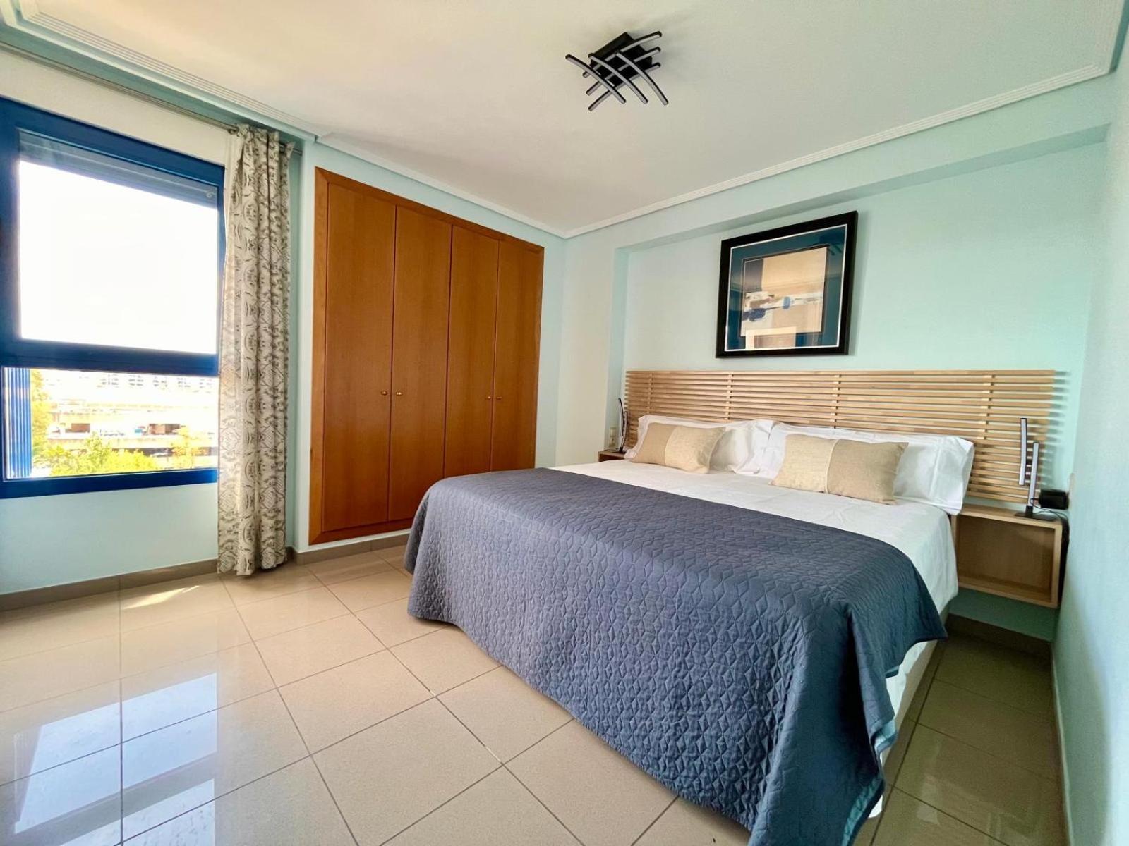 Blue Beach Apartment+Oceanview+Private Parking Valencia Luaran gambar